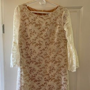 White lace dress